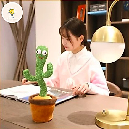 [Đồ Chơi Cho Bé] Xương Rồng Nhảy Múa - Âm Thanh Vui Nhộn, Nhại Lại Âm Thanh Siêu Đáng Yêu Cho Các Bé