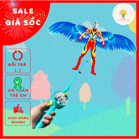 Đồ Chơi Diều Cần Câu 3D Mini Cho Bé – Họa Tiết Hoạt Hình Dễ Thương, Thỏa Sức Vui Chơi ( 35cm )