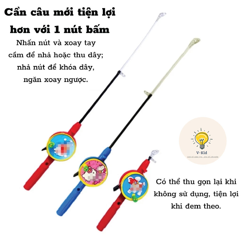 Đồ Chơi Diều Cần Câu 3D Mini Cho Bé – Họa Tiết Hoạt Hình Dễ Thương, Thỏa Sức Vui Chơi ( 35cm )